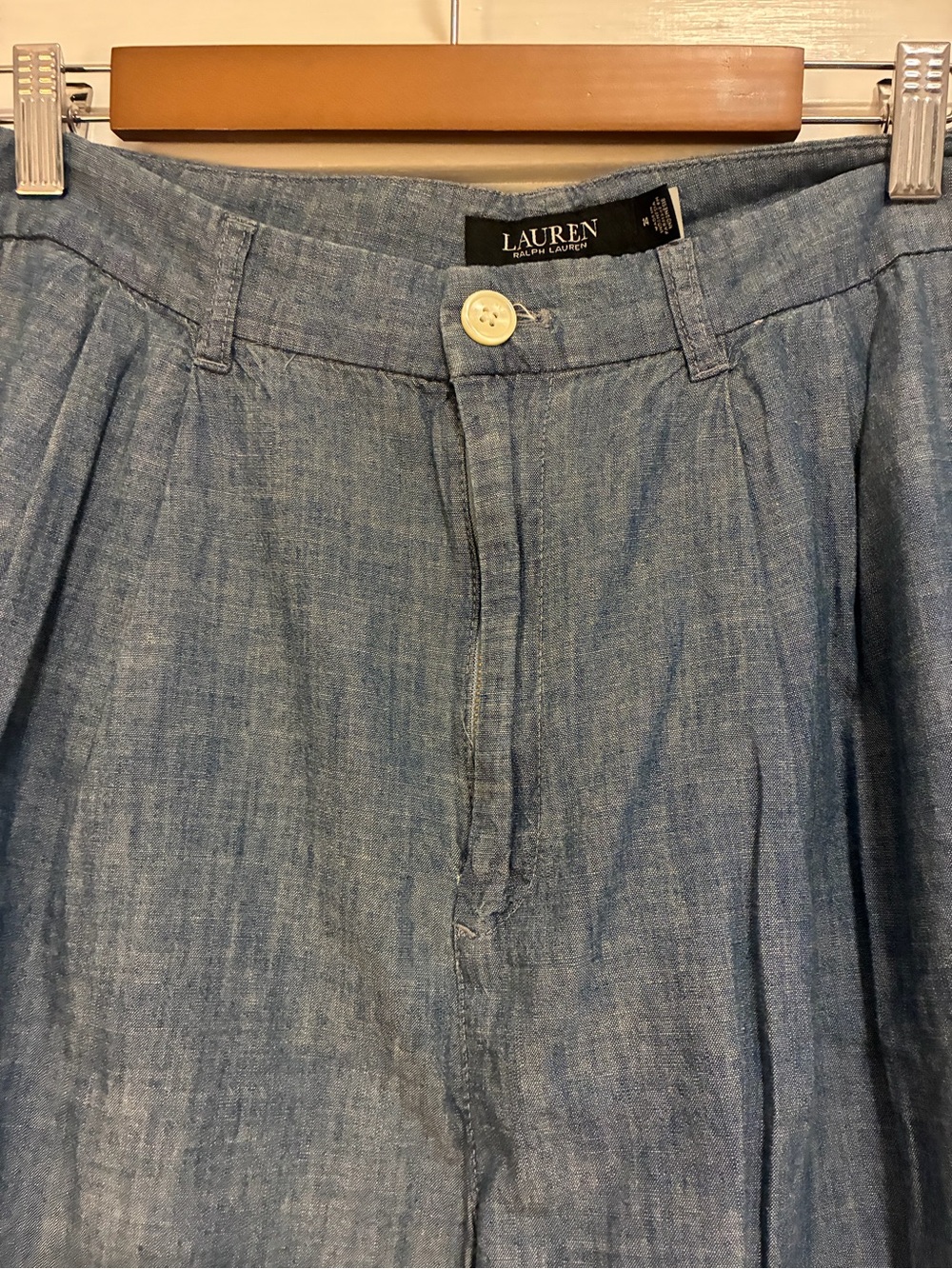 Ralph Lauren Light Blue Chambray Trousers